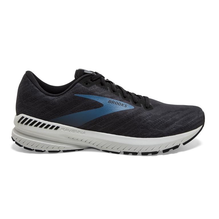 Brooks RAVENNA 11 Road Running Shoes Mens Sale - Ebony/Black/Stellar (CSV810657)